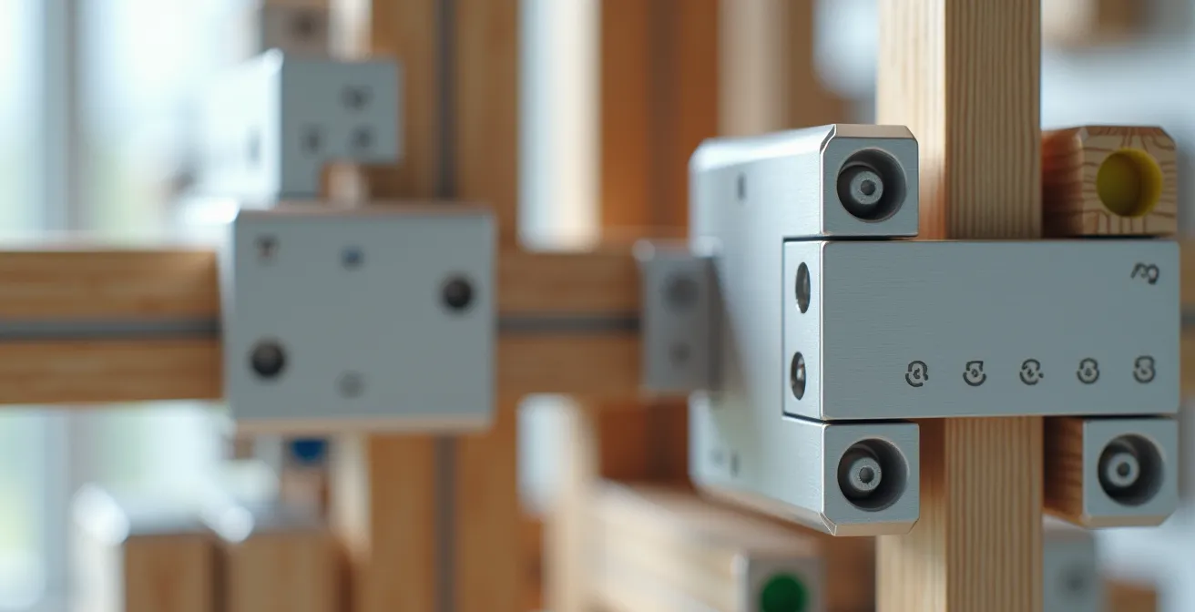 Modulare Kunstinstallation mit wiederverwertbaren Elementen