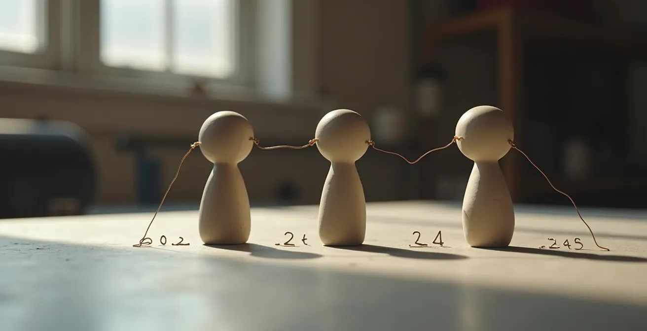 Visuelle Darstellung der Schwindungsmaße bei verschiedenen Bronzegussverfahren